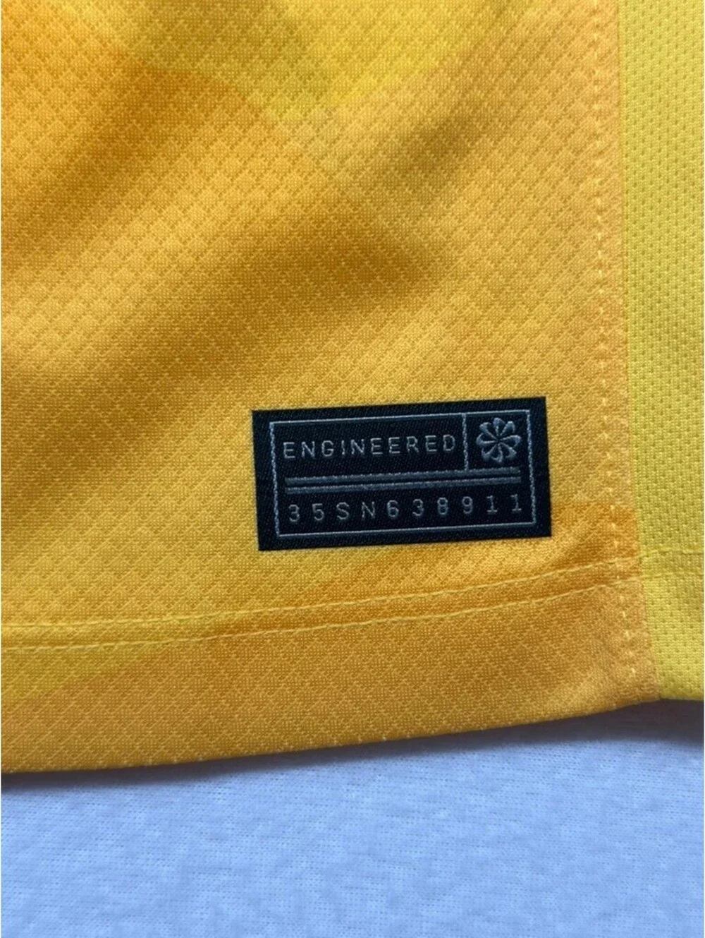 Nike Utah Royals Youth NWSL Stadium Crew Neck Soccer Jersey Yellow Size L